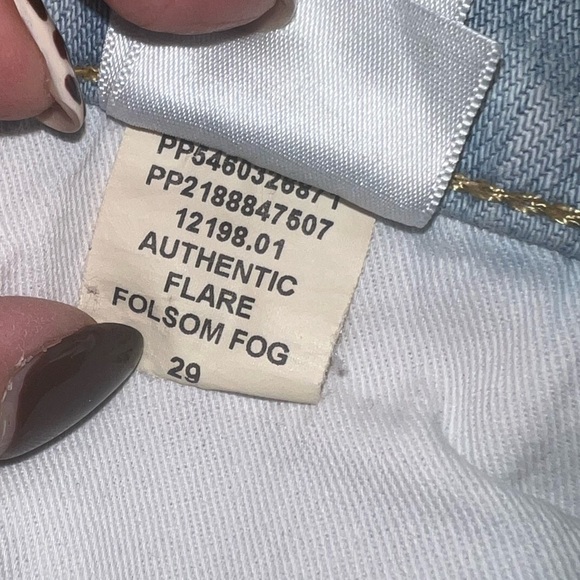 Everlane Authentic Flare Jeans Folsom Fog Light Wash Size 29 NWOT - Picture 10 of 10